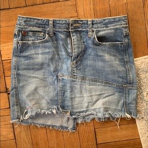 Joe’s Jeans patterned jean skirt